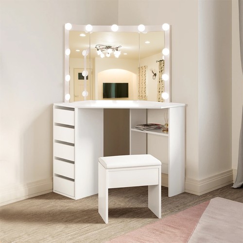 Corner vanity makeup - corner, dressing