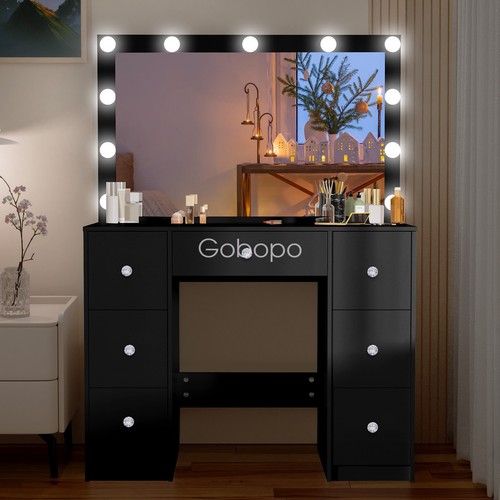 Dressing table with led - table, 10