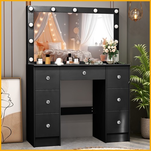 Vanity table set large makeup - large,