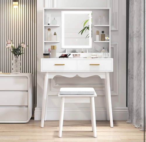 Dressing table with mirror - mirror, and