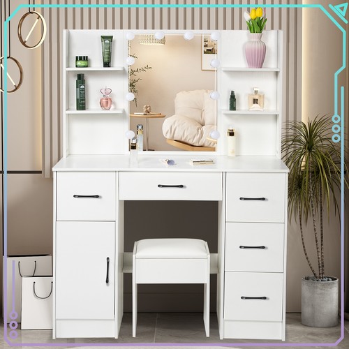 Vanity dressing table - table, with