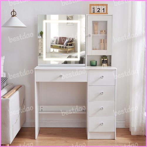 Mirrored dressing table with - mirrored,