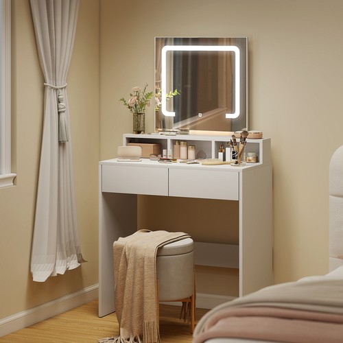Vanity desk with mirror and - vanity,