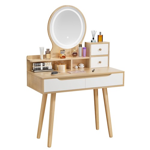 Dressing table with - with, round