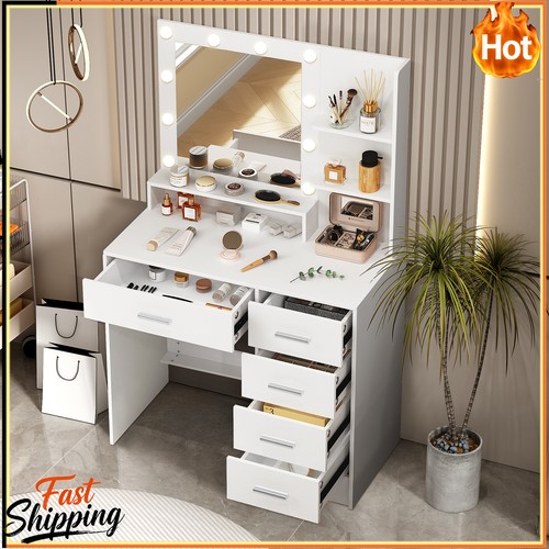 Modern dressing table - table, with