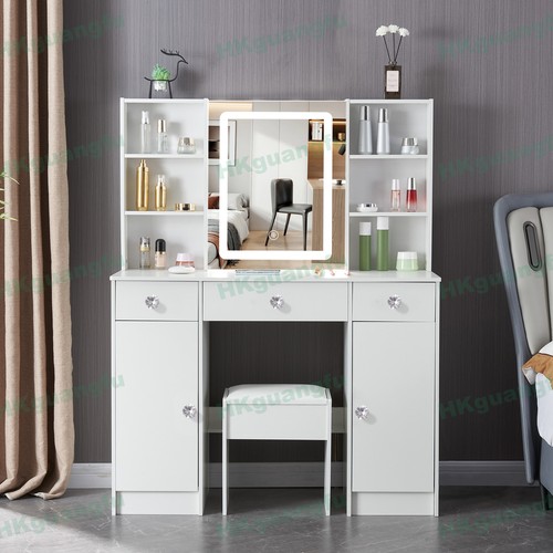 Vanity desk with stool - vanity,