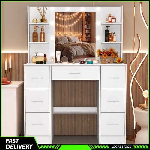 Large vanity makeup desk - large,