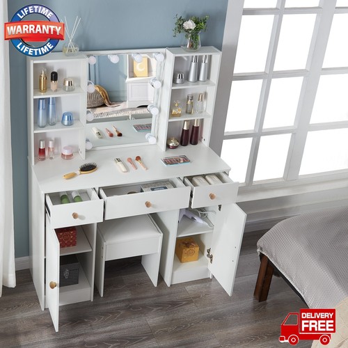 Dressing table with mirror - dressing,
