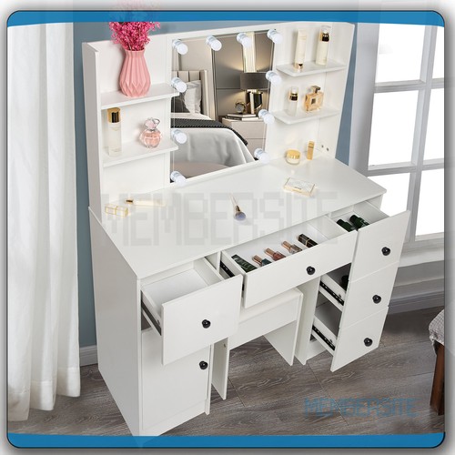 Dressing table and stool - table,