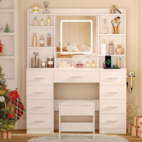 Large dressing table with led - dressing,