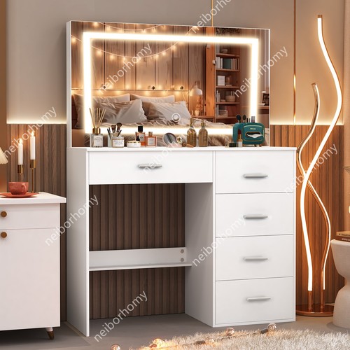 Vanity makeup desk white - vanity,