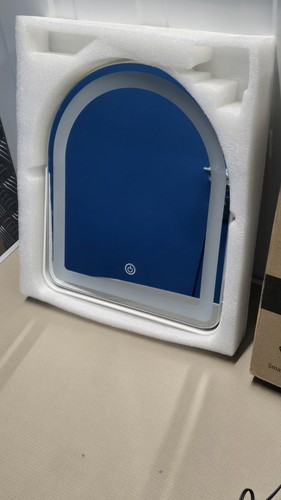 Large vanity desk mirror with - desk,