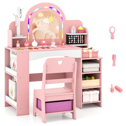 Kids makeup vanity set with - makeup,