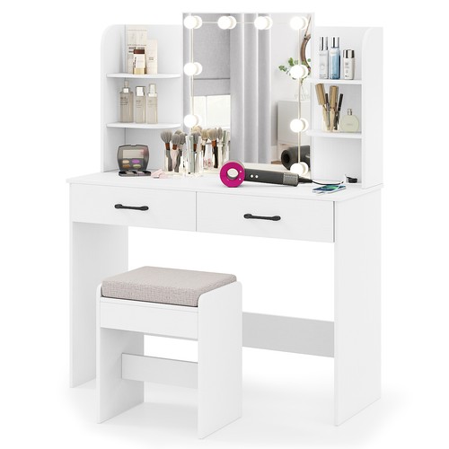 Gymax vanity set dressing - gymax,