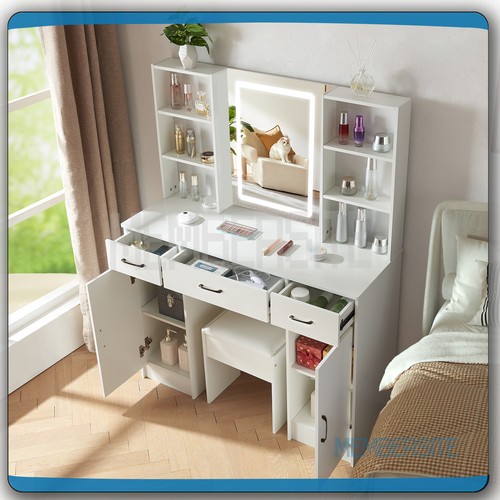 White dressing table - dressing,