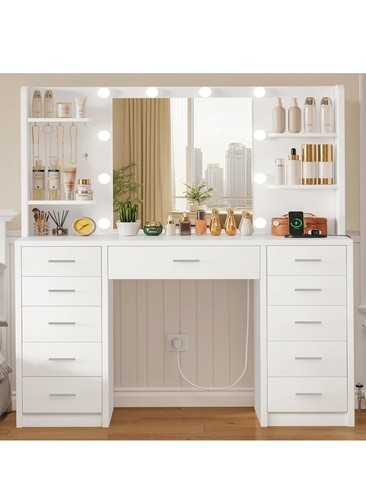 Large dressing table with - with, led