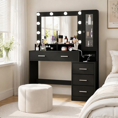Dressing table with - table,