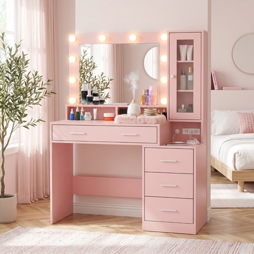 Dressing table with - table,