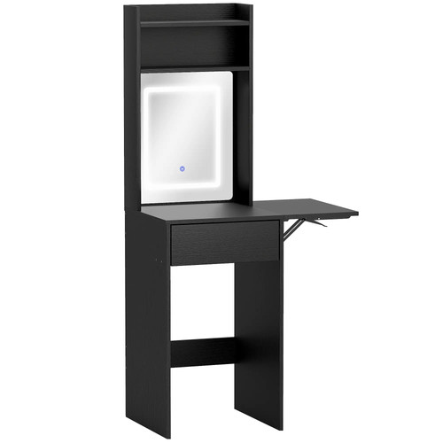 Small vanity desk with - small, mirror