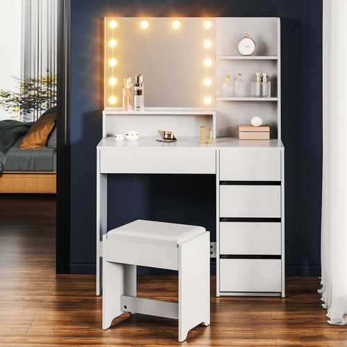 Dressing table with - table, and