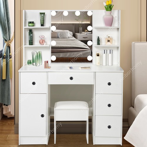Makeup desk drawers dressing - makeup,